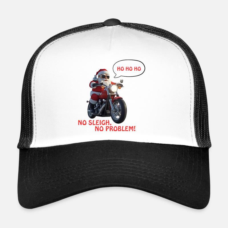 Cooler Santa - No Sleigh, No Problem! Trucker Cap