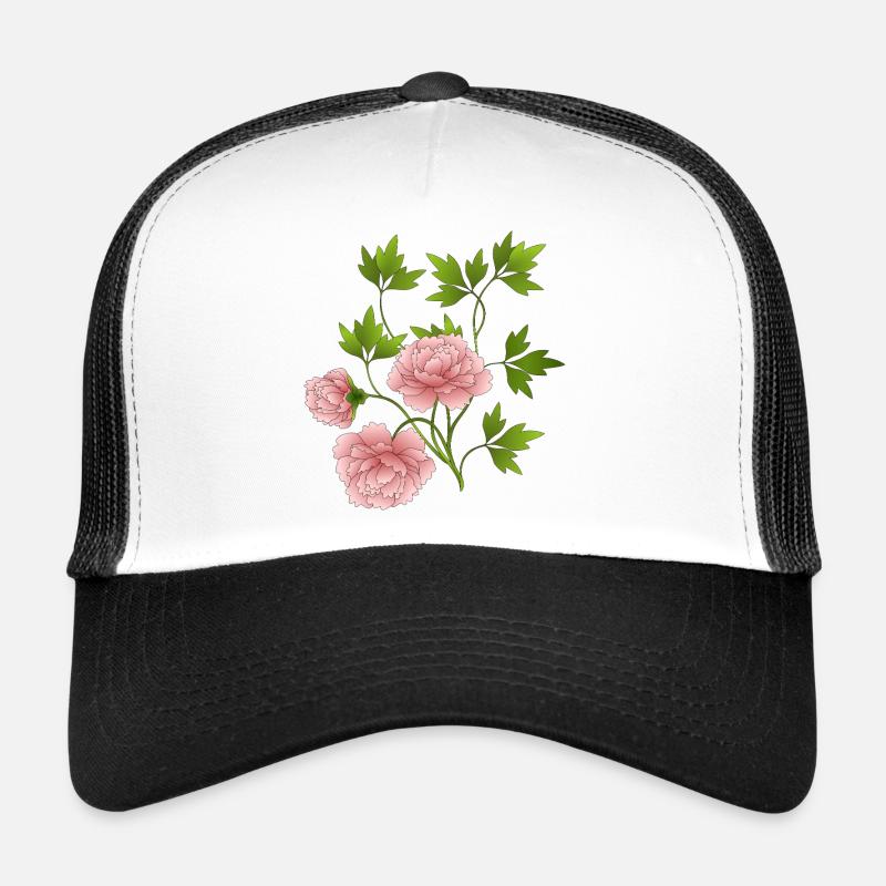 Fleur Casquette trucker 