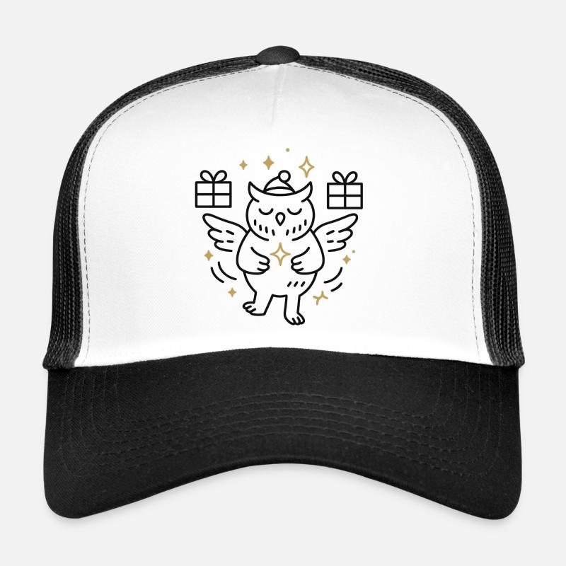 Magische Eulenfreude mit Sternen Trucker Cap