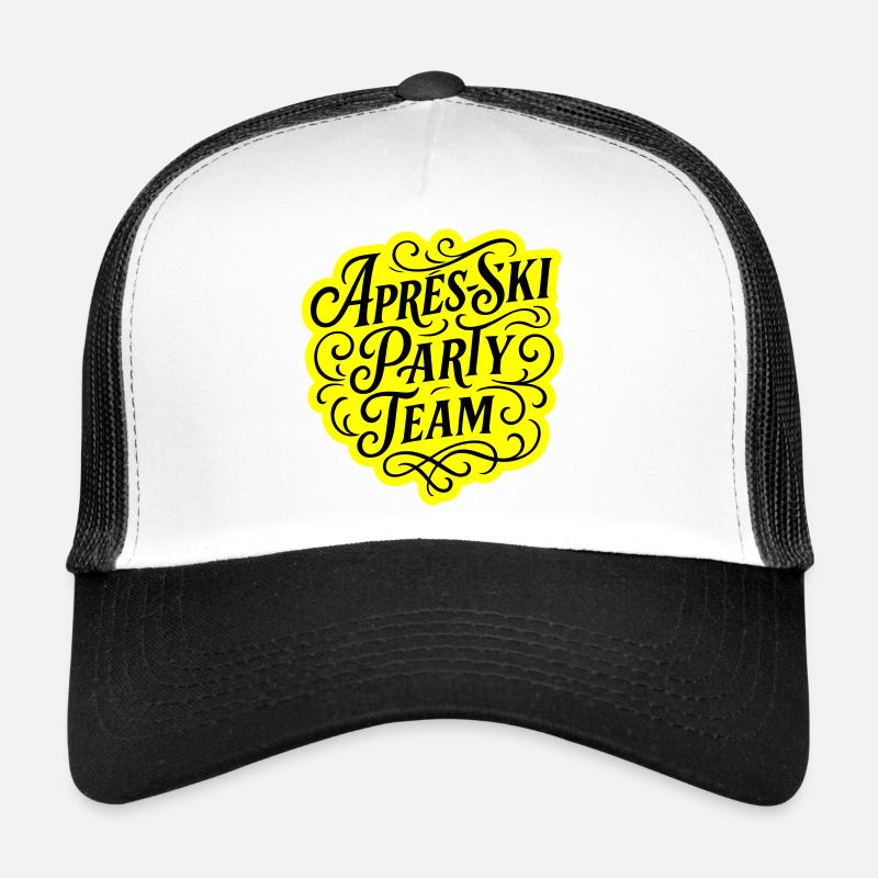 Apres Ski Party Team Spruch Trucker Cap
