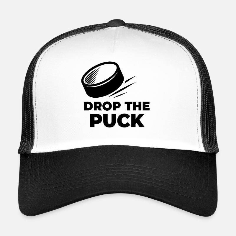 DROP_THE_PUCK Trucker Cap
