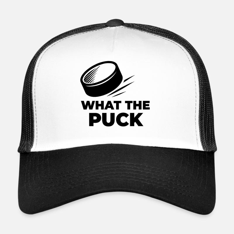 WHAT THE PUCK Trucker Cap