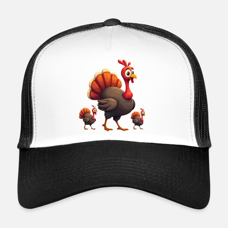 Bébé dinde de Thanksgiving Casquette trucker 