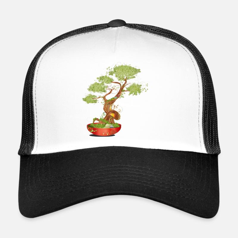 Imaginative bonsai with bright details Trucker Cap