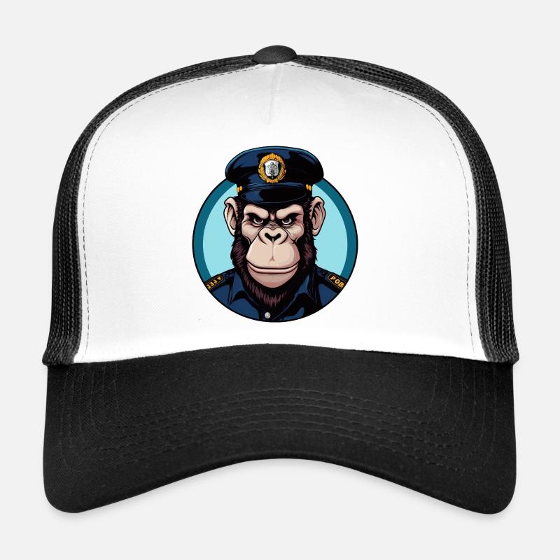 Singe policier Casquette trucker 