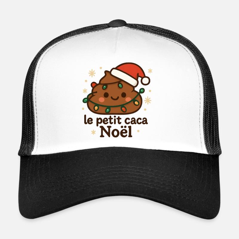 Petit cacao Noël éclairé avec guirlande Casquette trucker 
