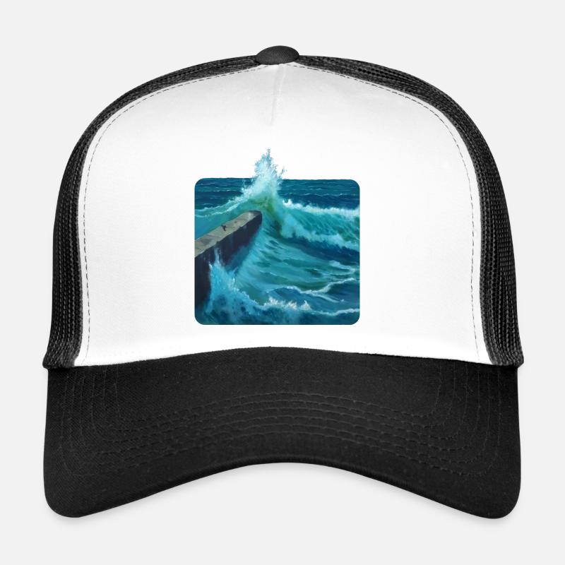 Breakwater - Trucker Cap - white/black