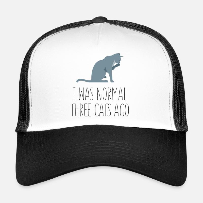J’étais normal il y a trois chats Casquette trucker 