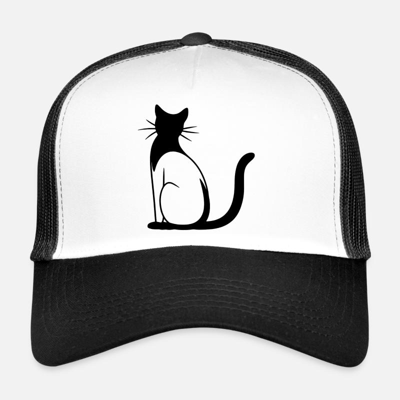 Dessin de chat Casquette trucker 
