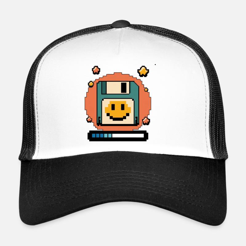 Floppy Disk Retro Internet Trucker Cap