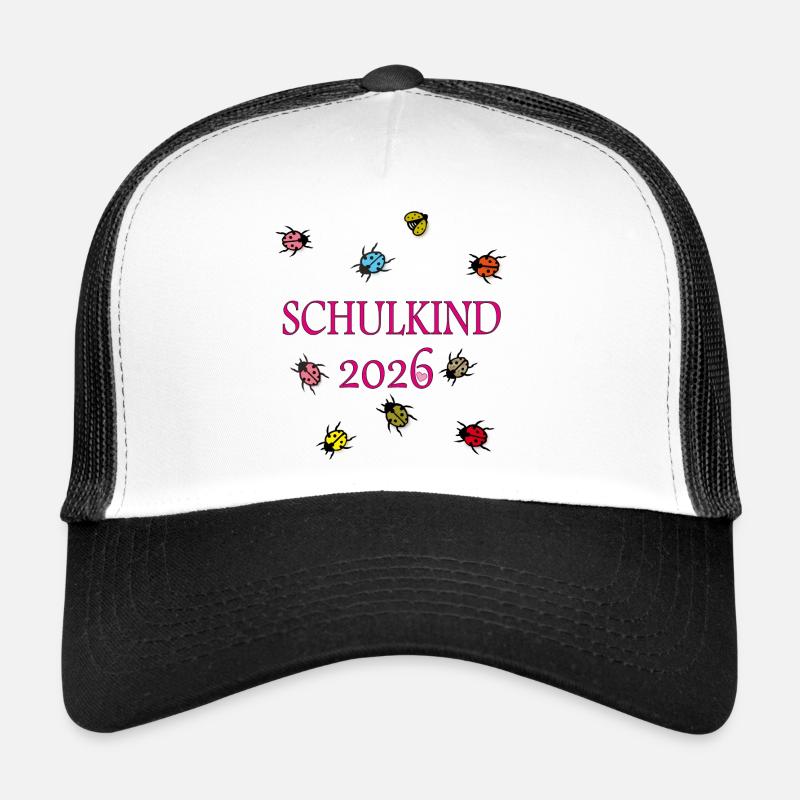 stolzes Schulkind - Trucker Cap - Weiß/Schwarz