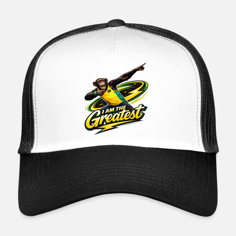 Affen-Sportheld: I am the Greatest Trucker Cap