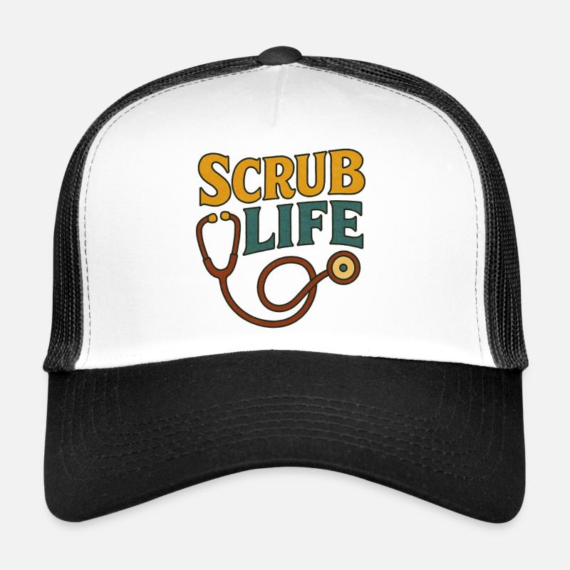 Scrub Life Medizinisches Stethoskop Trucker Cap