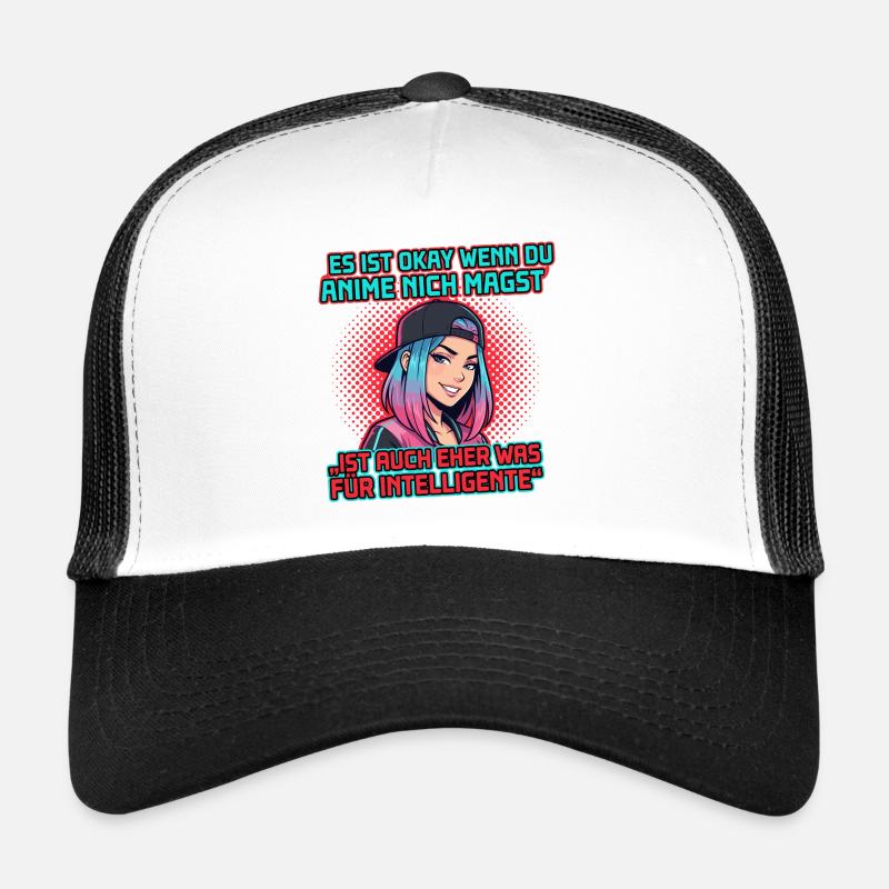 Anime for Intelligent – Funny Otaku Design Trucker Cap