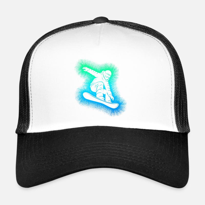 Snowboard Snowboarder Snowboarding Casquette trucker 