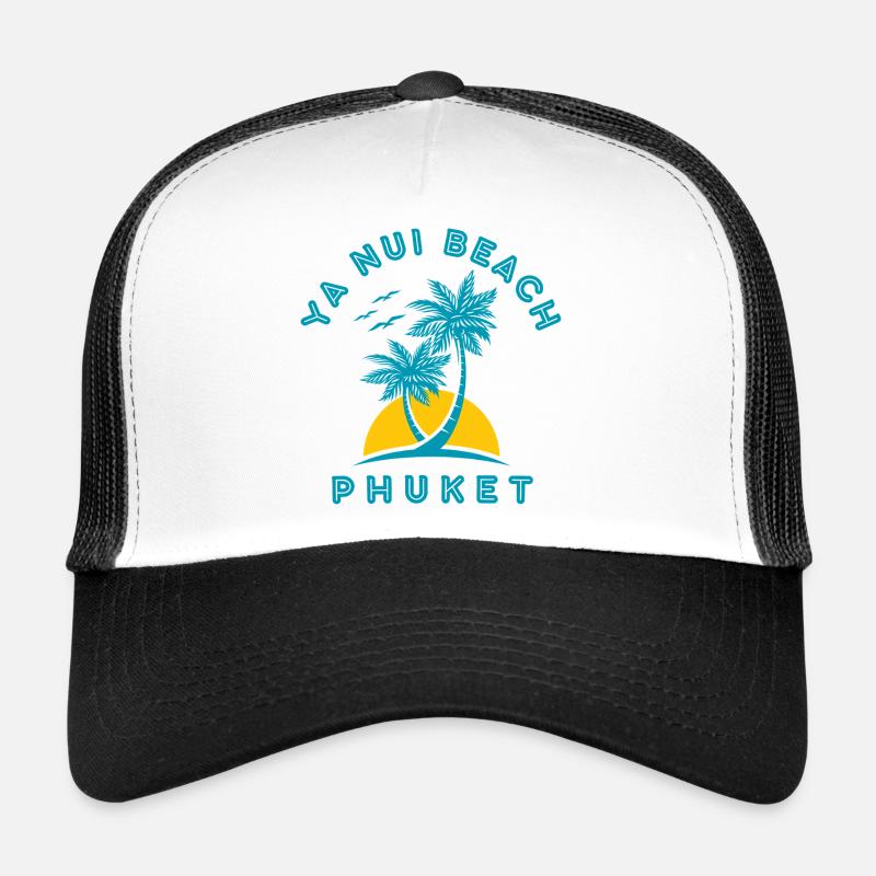 Coucher de soleil à Phuket Palm Beach Casquette trucker 