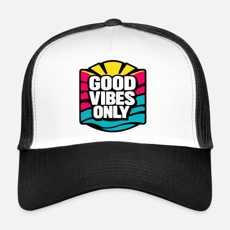 Nur gute Stimmung...  - Trucker Cap - white/black