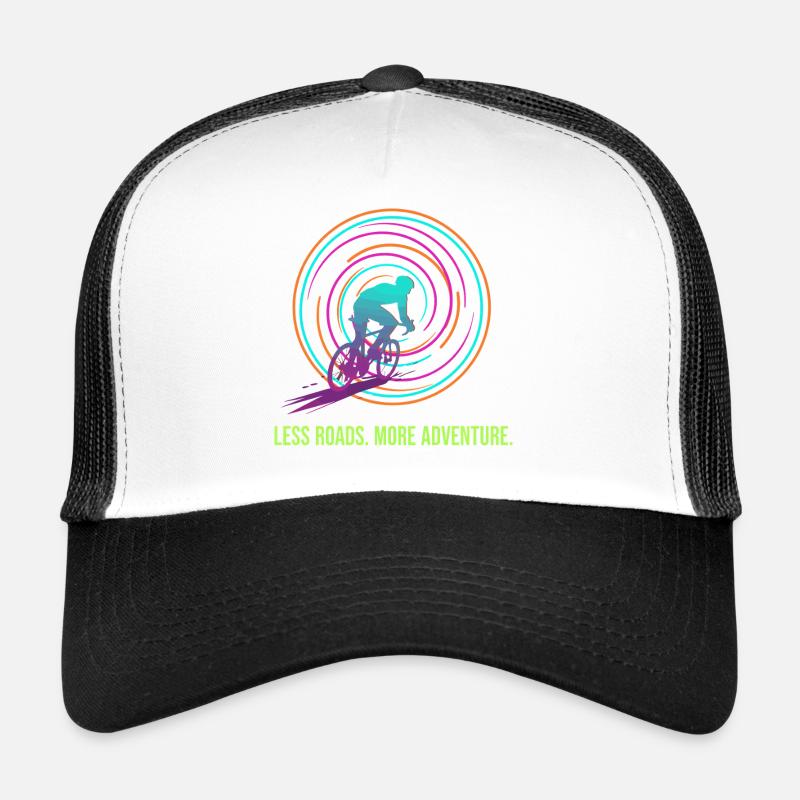 Radabenteuer: Neon Spiral Trucker Cap