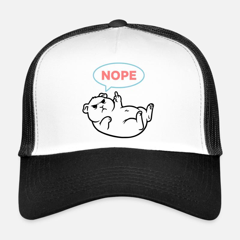 Cavie : Non, plan coloré Casquette trucker 