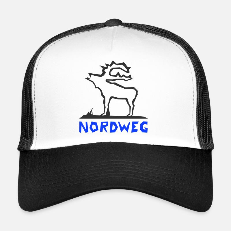 Illustration de Moose North Way Scandinavie Casquette trucker 