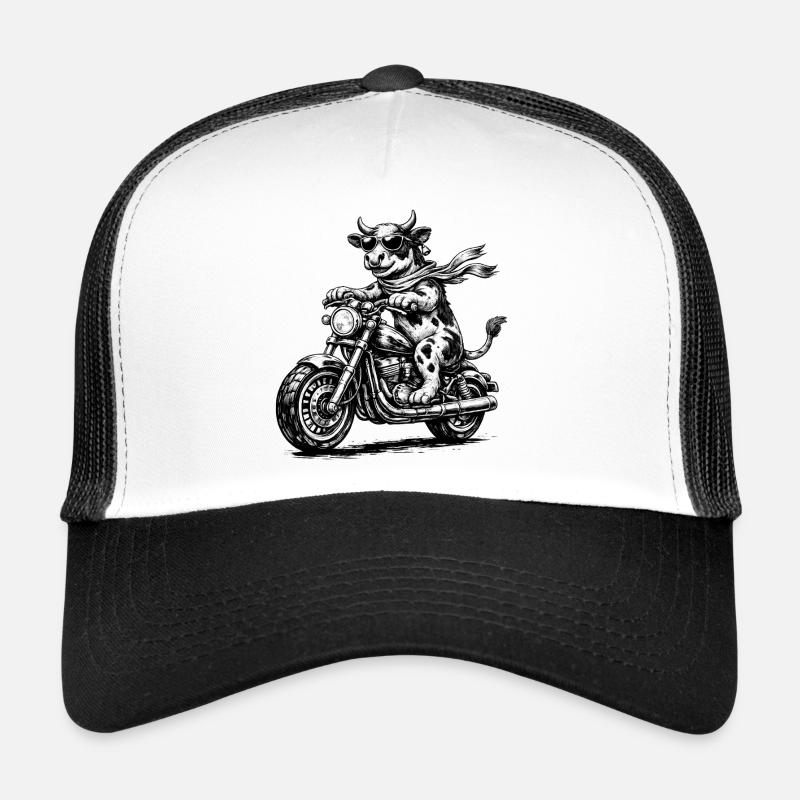 Cow Biker à moto Casquette trucker 