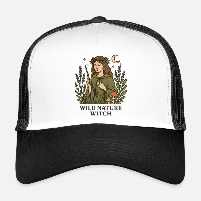 Wild Nature Witch Trucker Cap