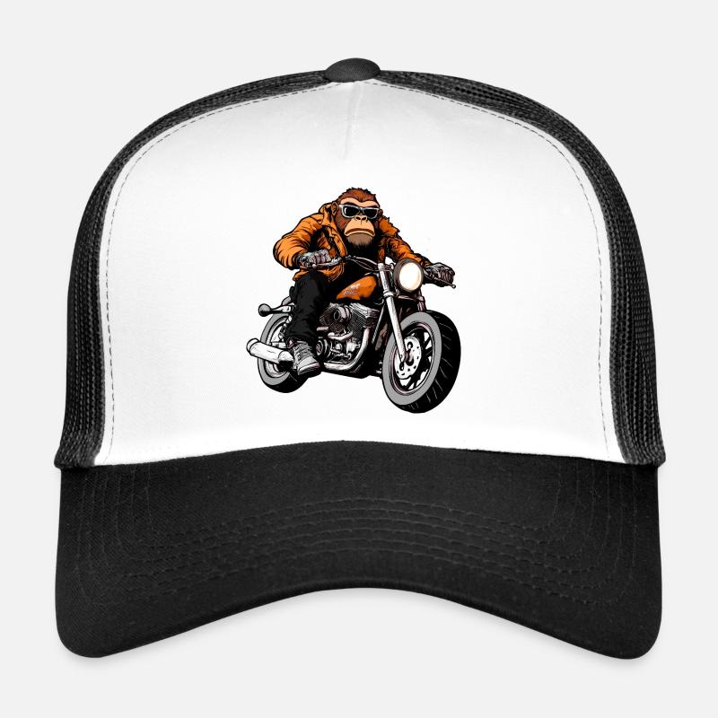 Singe Motard Casquette trucker 