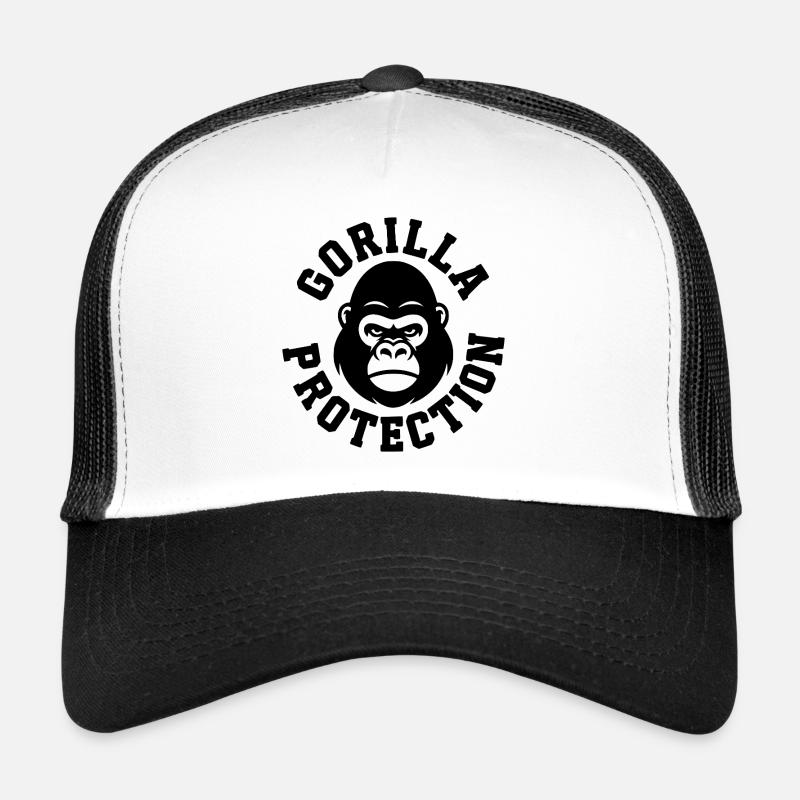 Gorilla Protection: Silverback Guardian Badge Trucker Cap