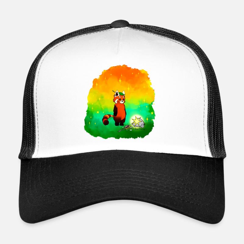 Star Seeker Red Panda - Trucker Cap - white/black