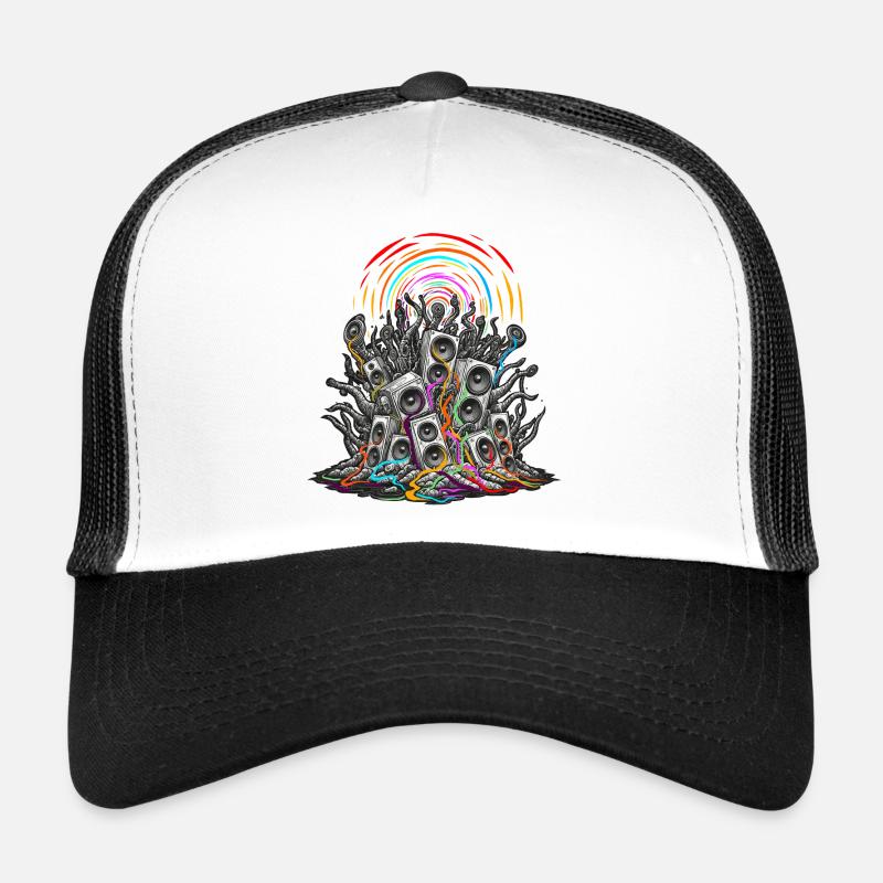 Psychedelischer Sprecher Trucker Cap
