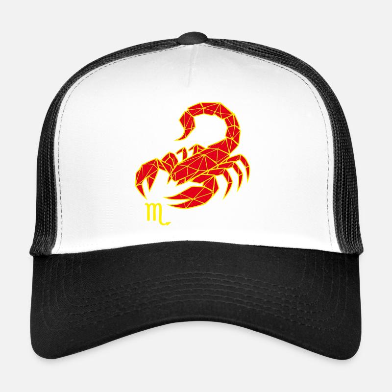 Néon géométrique Scorpion Casquette trucker 