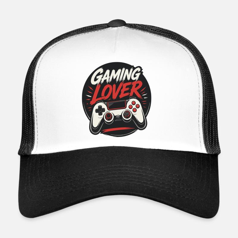 Eat Sleep Game Repeat Gaming Trucker Cap