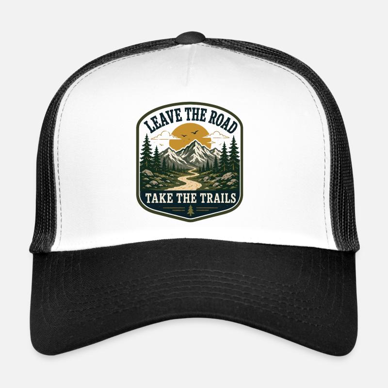 Quitte la route, prends les sentiers Casquette trucker 