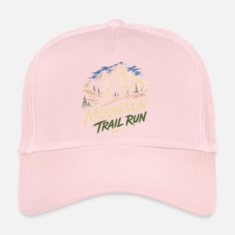 Mountain Trail Run Trucker Cap
