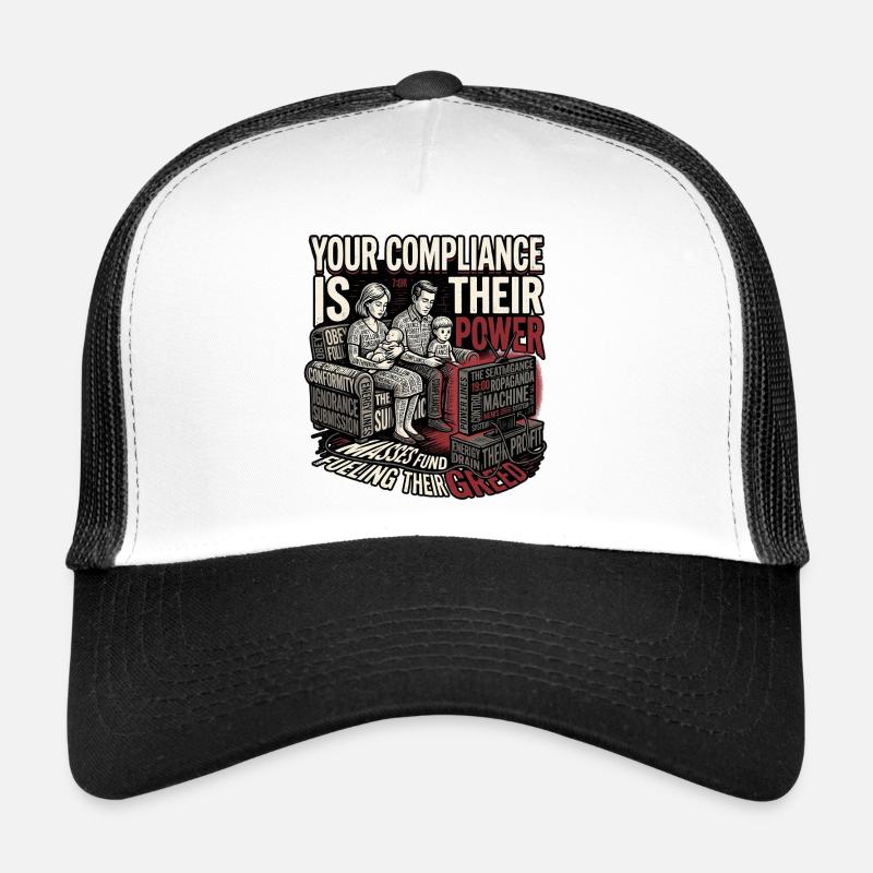 Arrêtez la manipulation Casquette trucker 
