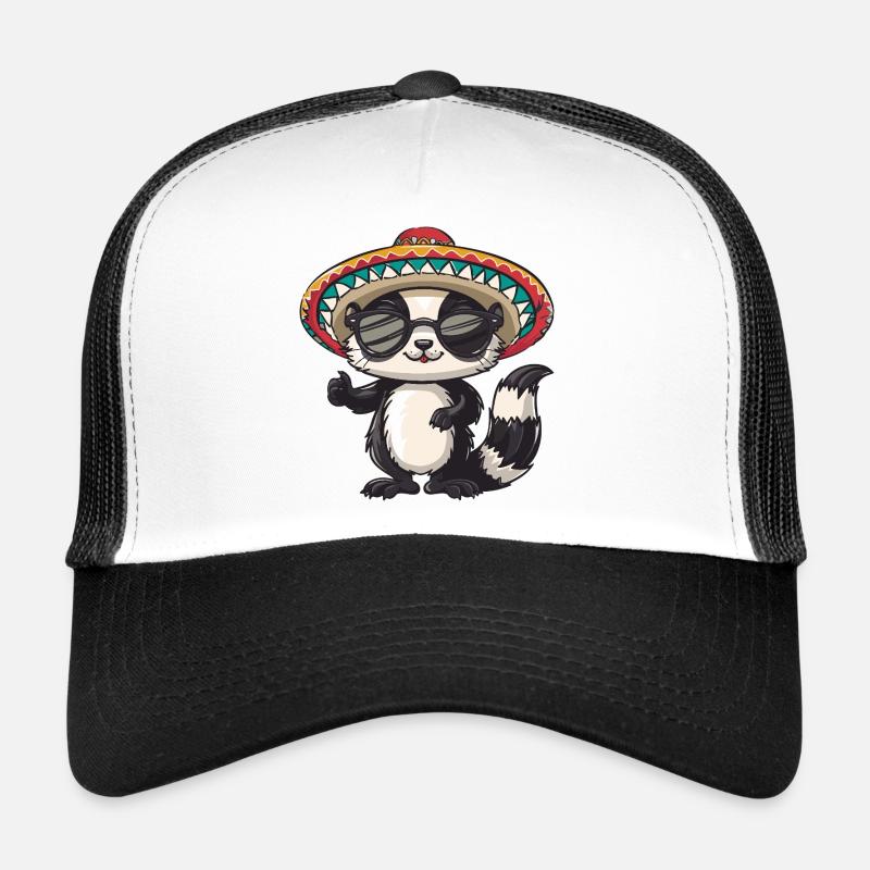 Sombrero drôle de moufette Casquette trucker 