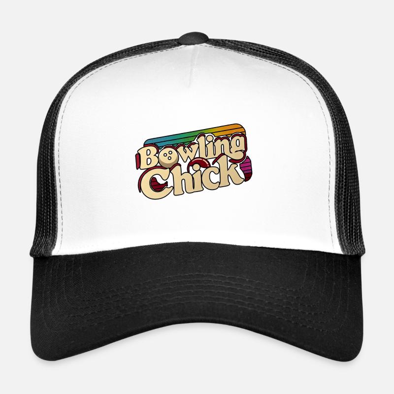 Bowling Chick 18 Trucker Cap