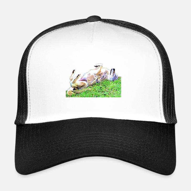 Wolf Bauch reiben Trucker Cap