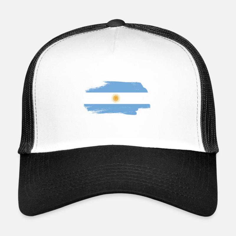 Drapeau de l’Argentine Amérique du Sud Drapeau de l’Argentine Casquette trucker 