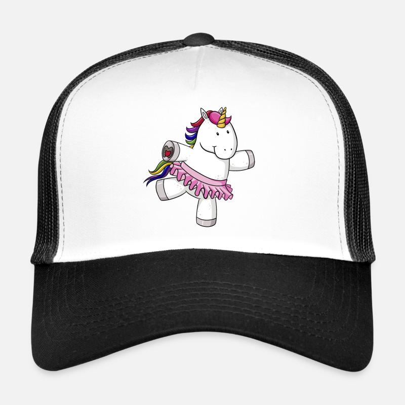 dessin animé de danse arc-en-licorne Casquette trucker 