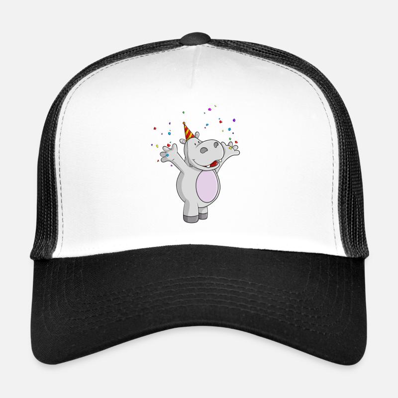 Party Nilpferd Comic Trucker Cap