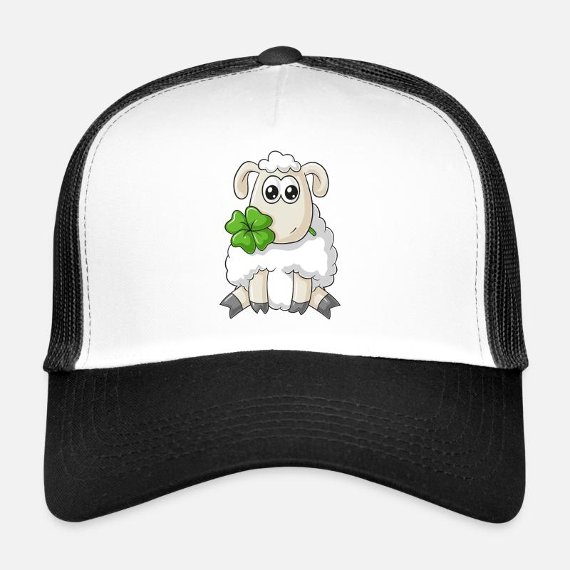 moutons bande dessinée du bonheur Casquette trucker 