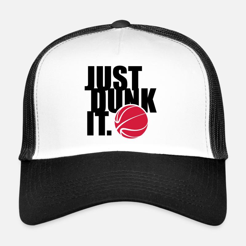 JUST DUNK IT - Trucker Cap - white/black