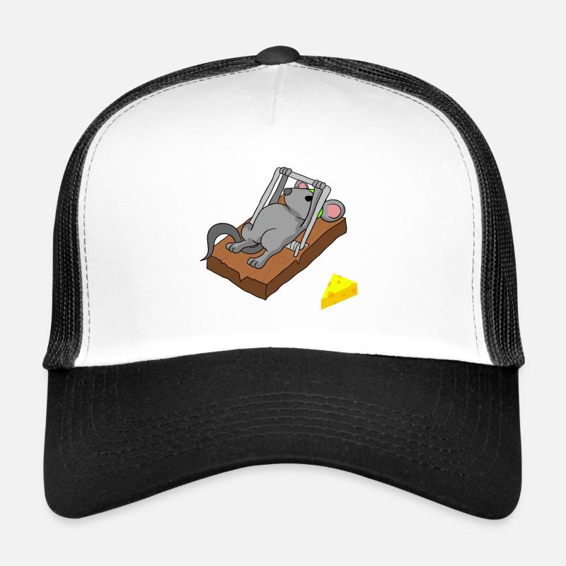 Souris souris Mouse Piège Mousetrap Mouse Casquette trucker 