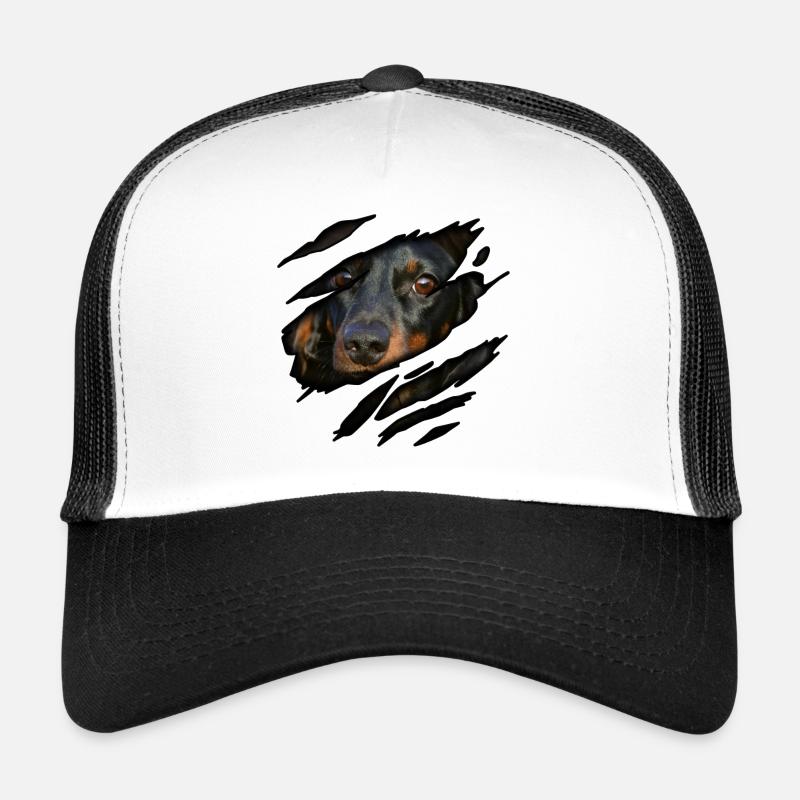 Dackel in mir - Trucker Cap - Weiß/Schwarz
