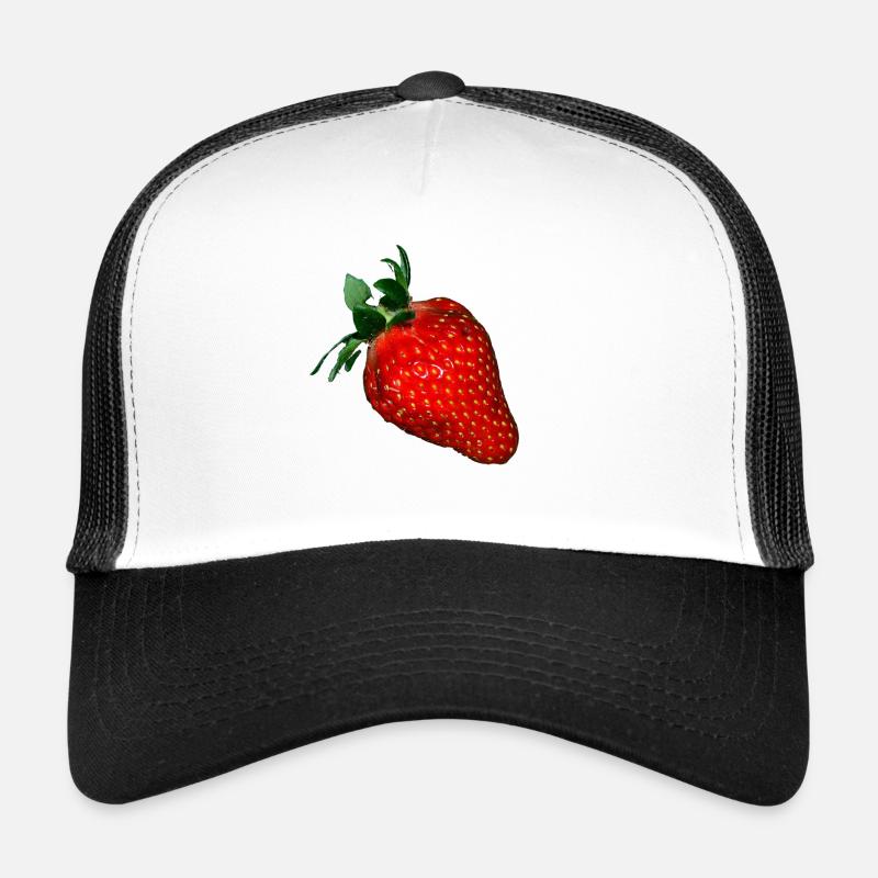 fraise - Casquette trucker  - blanc/noir