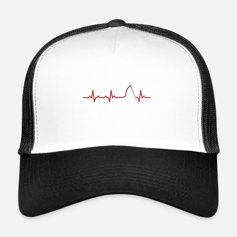 Fréquence cardiaque des égouts Casquette trucker 