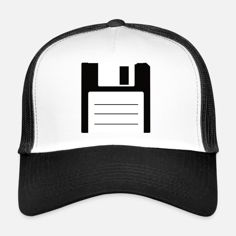 Disquette Casquette trucker 