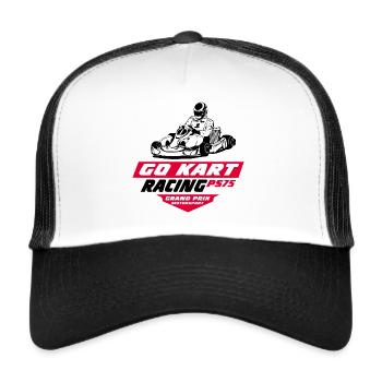 GoKart - Karting - Kart - Go Kart - Trucker Cap - white/black - Front