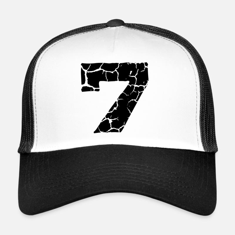 7 Number jersey Trucker Cap
